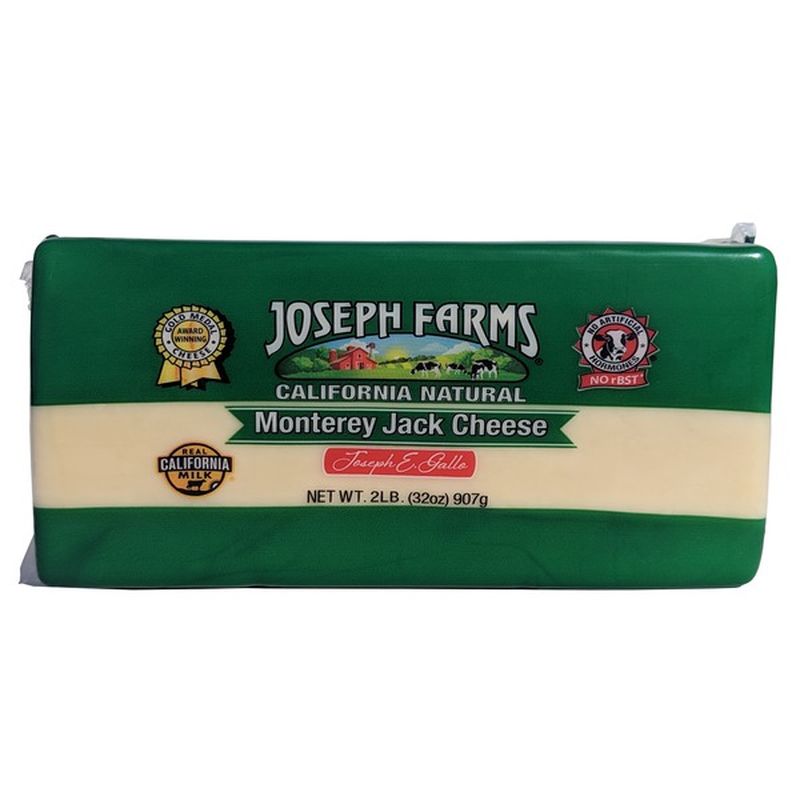 Joseph Farms Monterey Jack Cheese (2 lb) Instacart