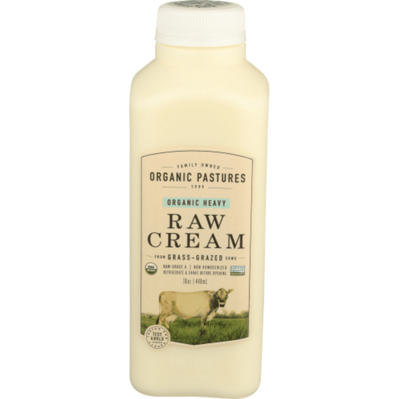 Organic Pastures Raw Cream (16 fl oz) - Instacart