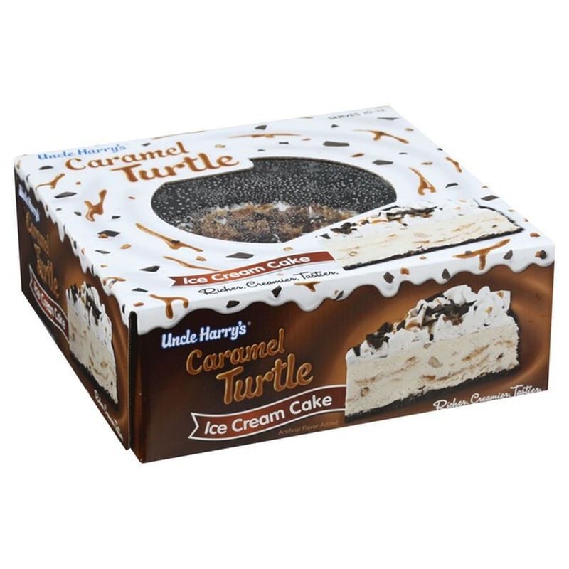 Uncle Harry S Ice Cream Cake Caramel Turtle 46 Oz Instacart