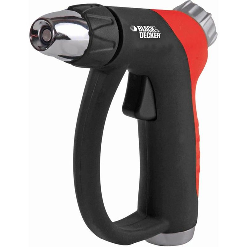 Black & Decker Black & Orange Heavy Duty Deluxe Adjustable Trigger Hose Nozzle