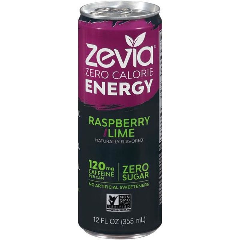 Zevia Energy Drink, Zero Calorie, Raspberry Lime (12 oz) from HyVee