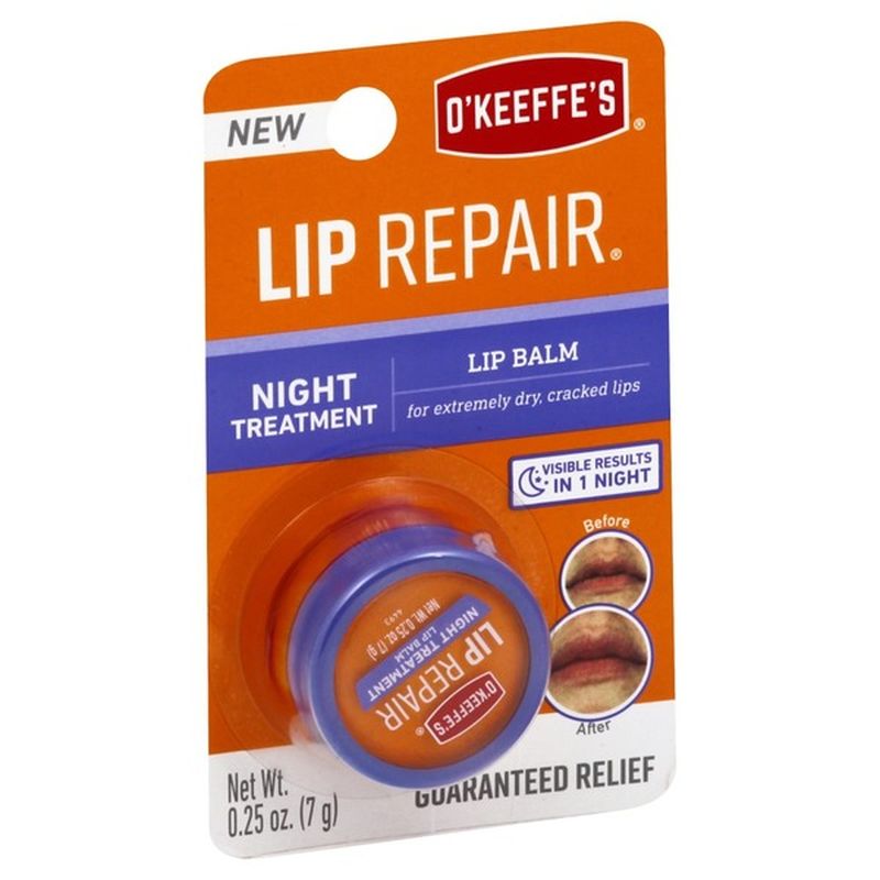 O'Keeffe's Lip Balm, Night Treatment (0.25 oz) Instacart