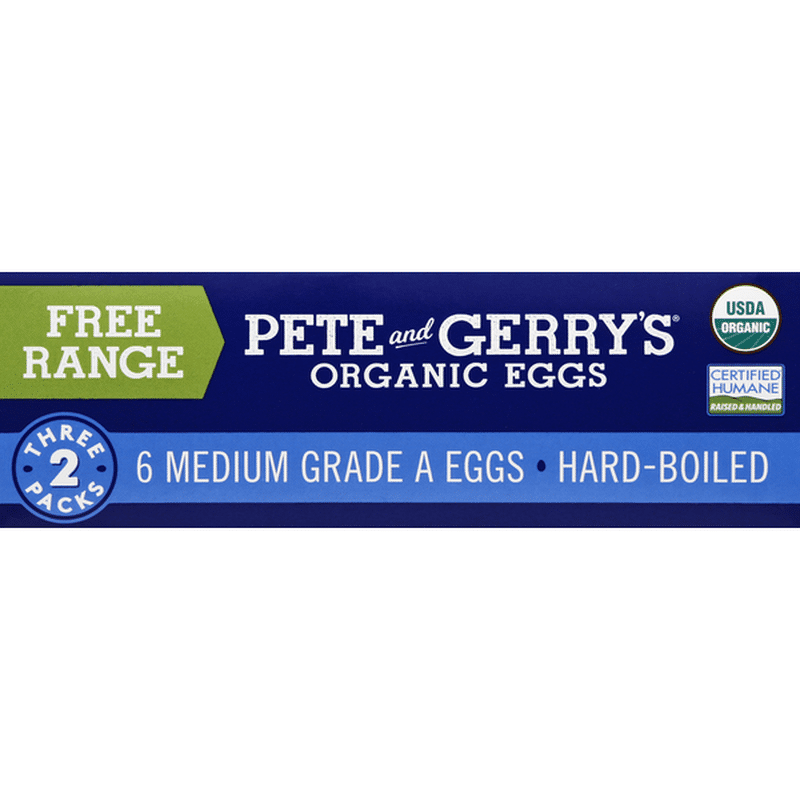 Pete and Gerrys Eggs, Organic, Hard-Boiled, Free Range (6 each) from ...