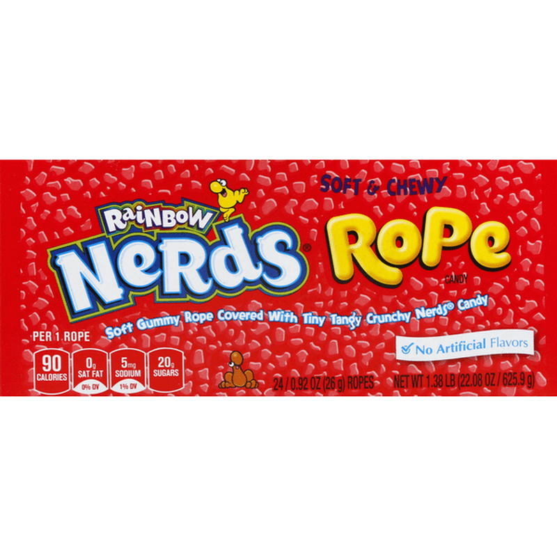 Nerds Rope Candy, Rainbow (24 each) Delivery or Pickup Near Me Instacart