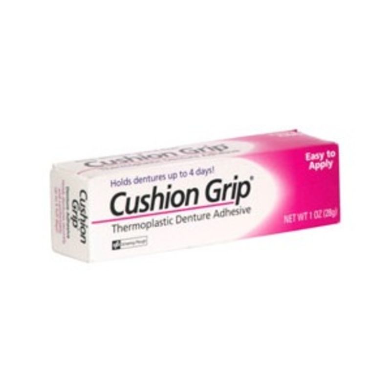 Cushion Grip Denture Adhesive, Thermoplastic (1 oz) from CVS Pharmacy