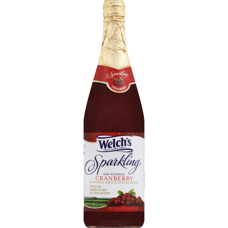 Welch's Juice Cocktail, Non-Alcoholic, Cranberry (750 ml) - Instacart