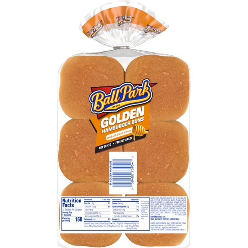 Ball Park Hamburger Buns (23 oz) from Walmart Instacart