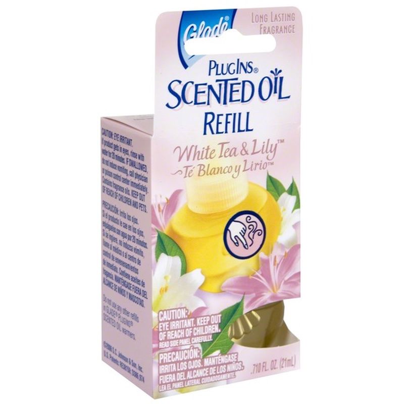 Glade Oil Refills, Scented, White Tea & Lily (0.71 oz) Instacart