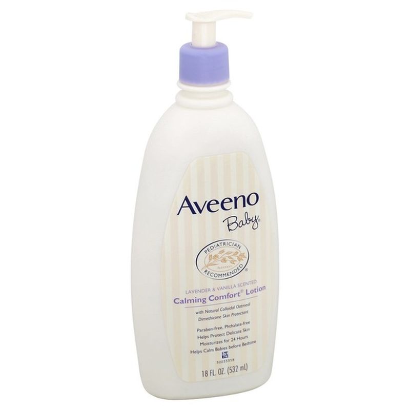 aveeno baby calming comfort lotion 18 oz