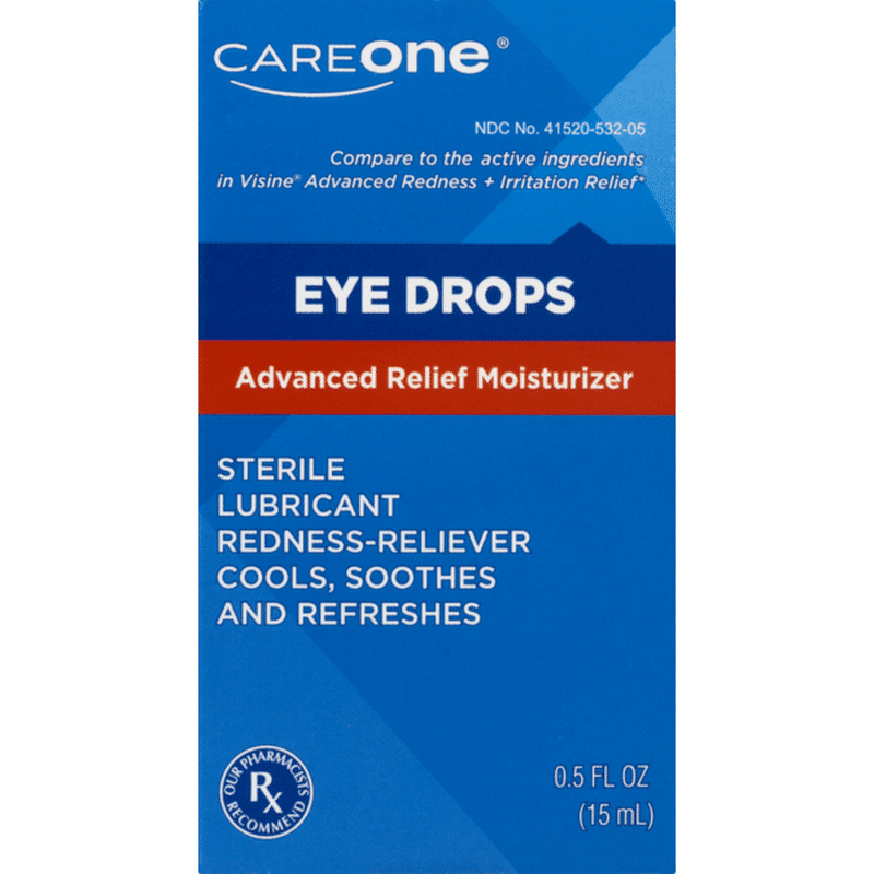 CareOne Advanced Moisturizer Redness Relief Eye Drops (0.5 fl oz