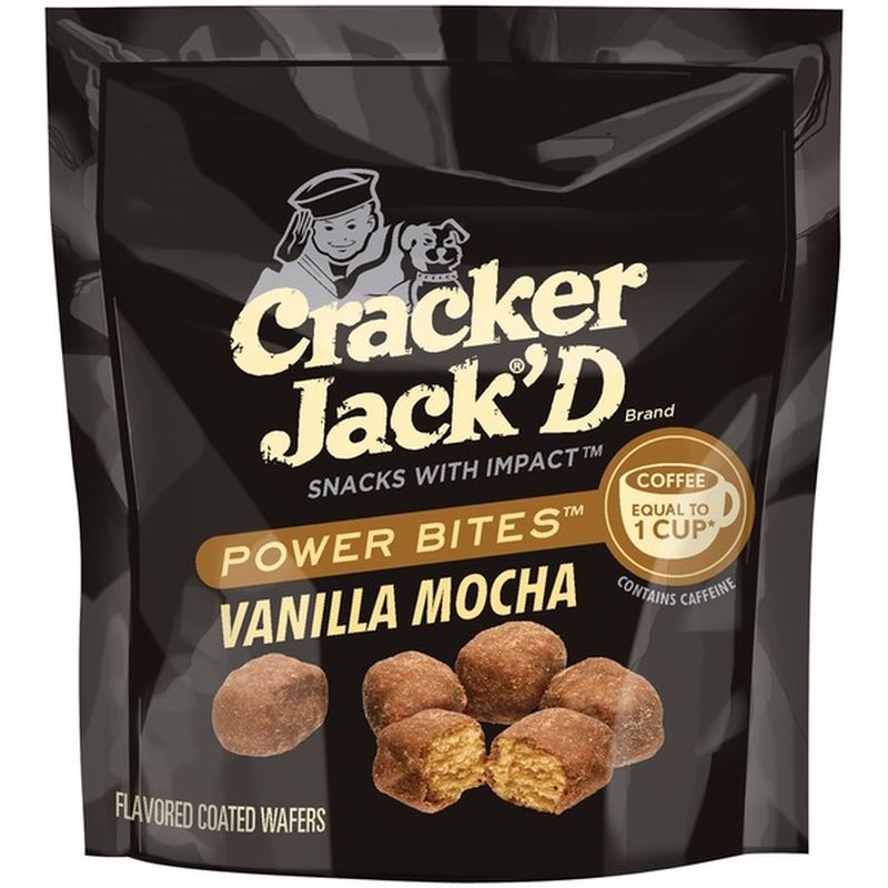 Cracker Jack'd Power Bites Vanilla Mocha Coated Wafers (2 oz) Instacart