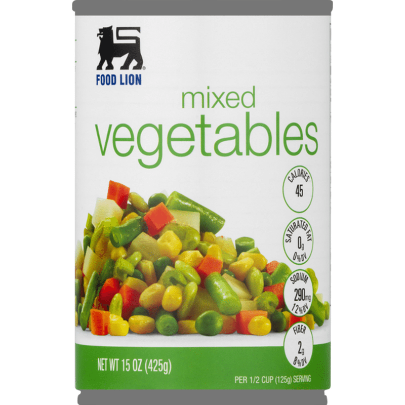 Food Lion Mixed Vegetables, Can (15 oz) Instacart
