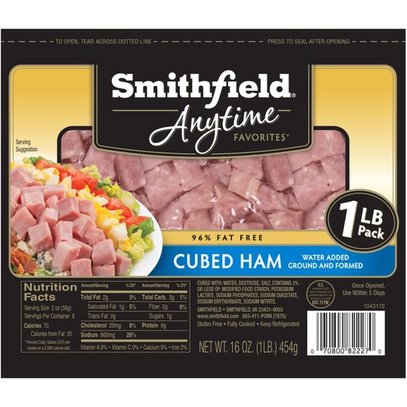 Smithfield Cubed Ham (16 oz) Instacart