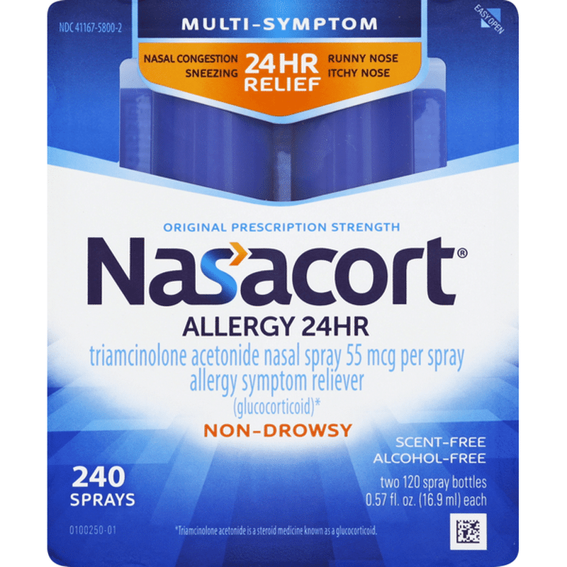 Nasacort Allergy 24 HR, MultiSymptom, Original Prescription Strength