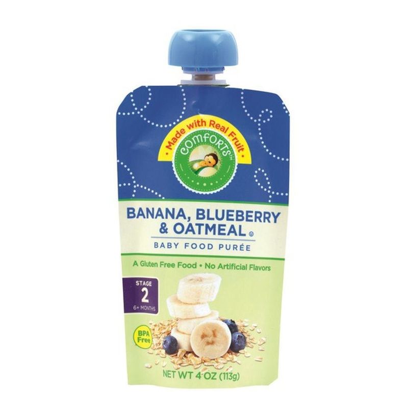blueberry oatmeal puree for baby