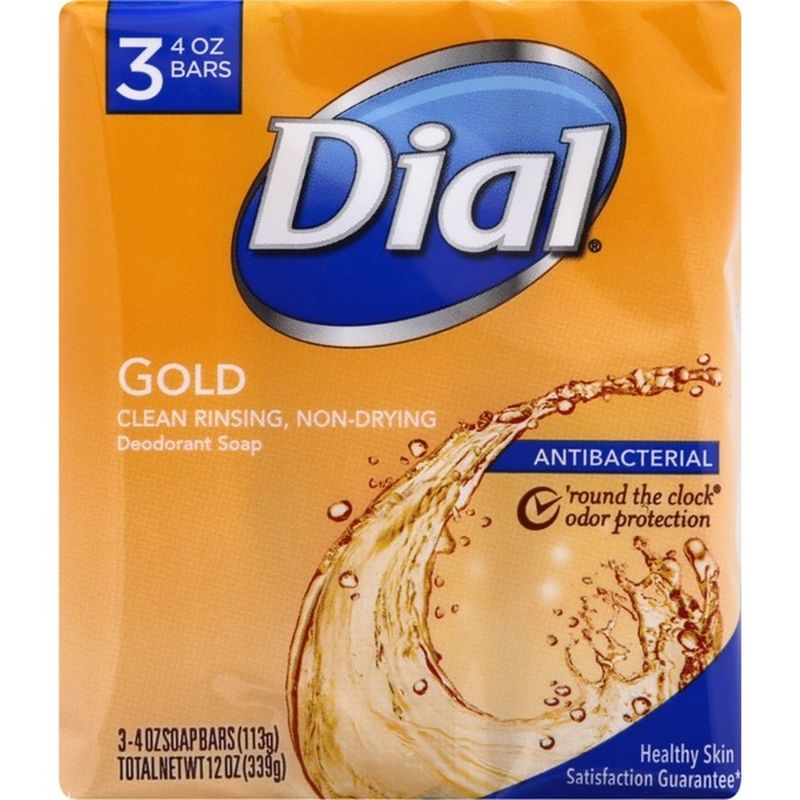 Dial Antibacterial Deodorant Bar Soap, Gold (4 oz) from Kroger Instacart