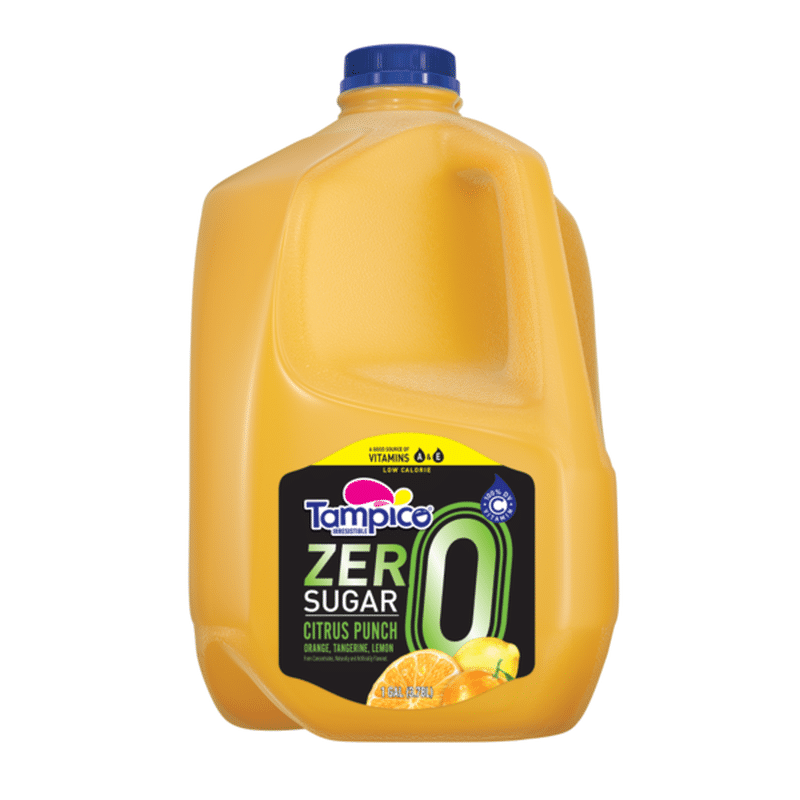 Tampico Juice Beverage, Zero Sugar, Citrus Punch (1 gal) Instacart