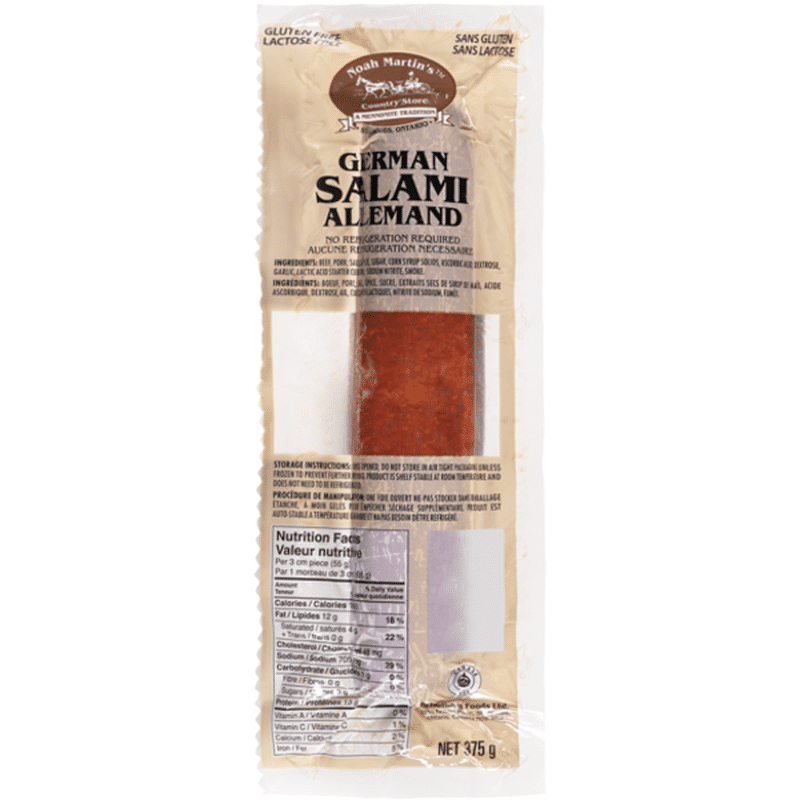 German Salami (375 g) Instacart