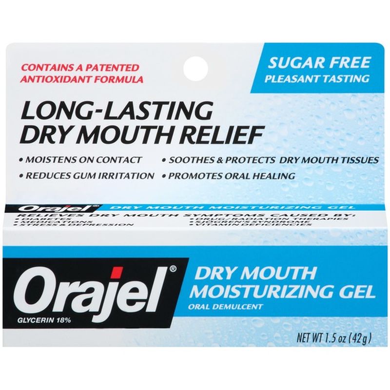 Orajel Dry Mouth Gel Dry Mouth Moisturizing Gel (1.5 oz) Instacart