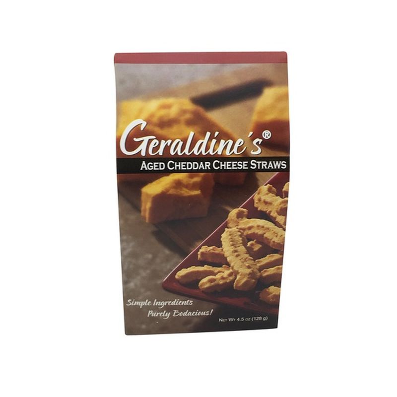 Mama Geraldine's Cheese Straws, Aged Cheddar, Bag (4.5 oz) from Food