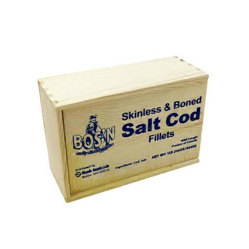 Winder Bay Salted Cod In Wooden Box (16 oz) Instacart