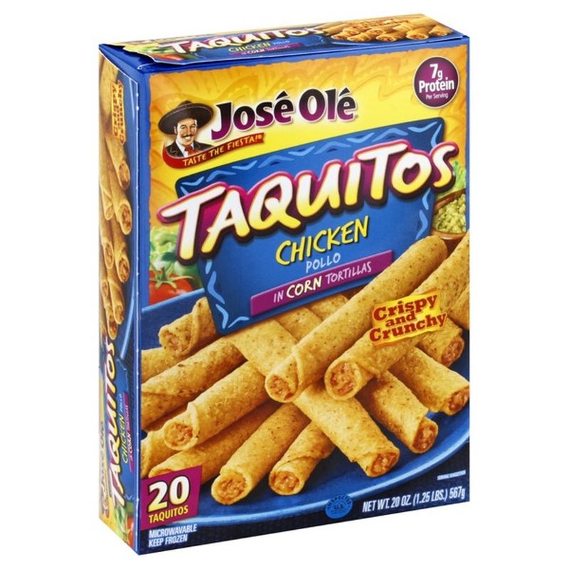 José Olé Chicken Corn Taquitos (20 oz) Instacart