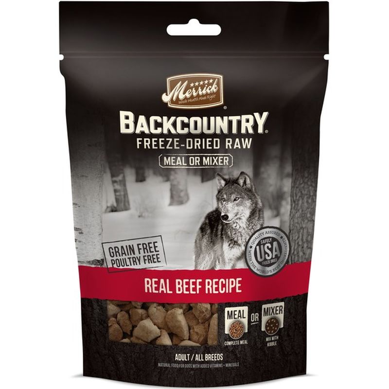 merrick backcountry freeze dried raw