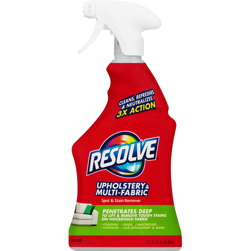 Resolve Spot & Stain Remover, Upholstery & MultiFabric (22 oz) Instacart