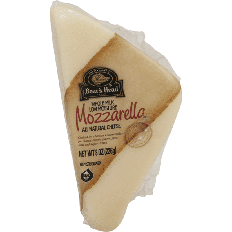 Boar's Head Whole Milk Low Moisture Mozzarella Cheese (8 oz) Instacart