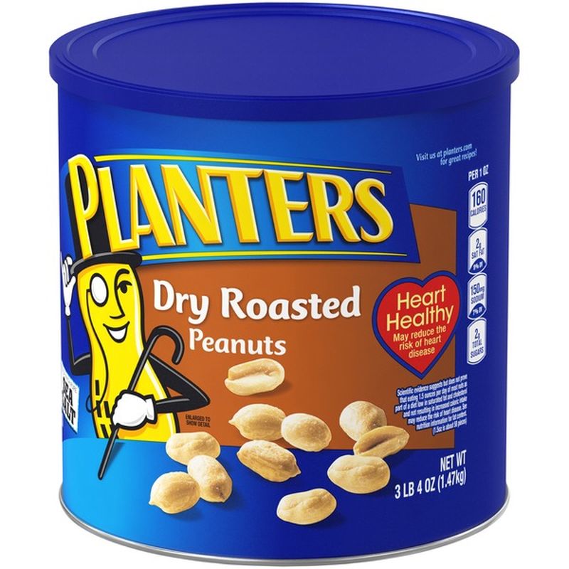 Planters Dry Roasted Peanuts (3.25 lb) Instacart