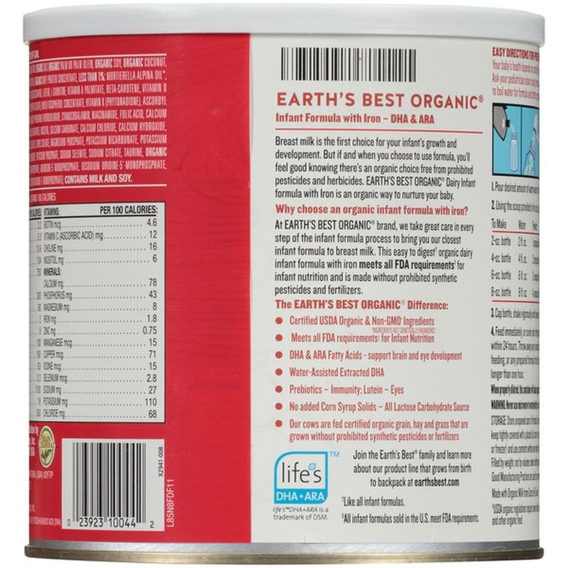 earth formula milk