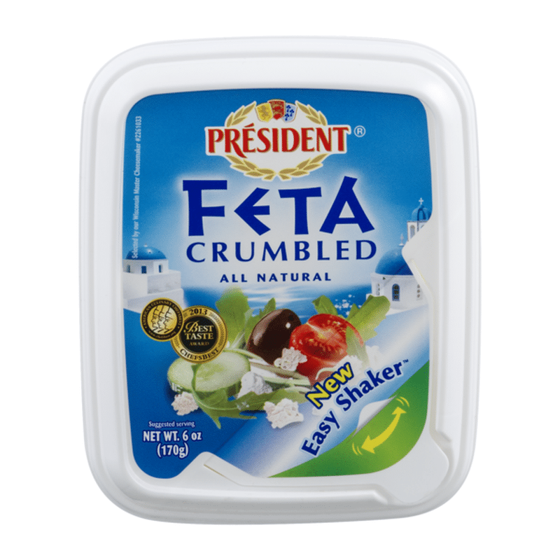 President Feta Cheese, Crumbled (6 oz) from Giant Food - Instacart