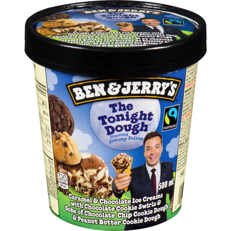 Ben & Jerry's The Tonight Dough Ice Cream (500 ml) - Instacart