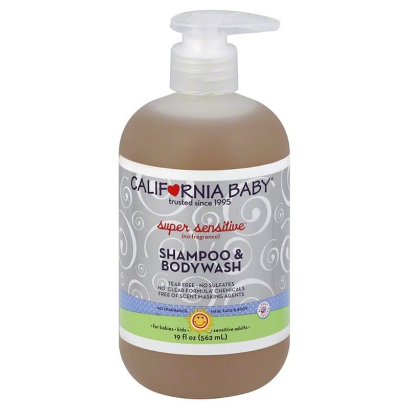 california baby super sensitive body wash