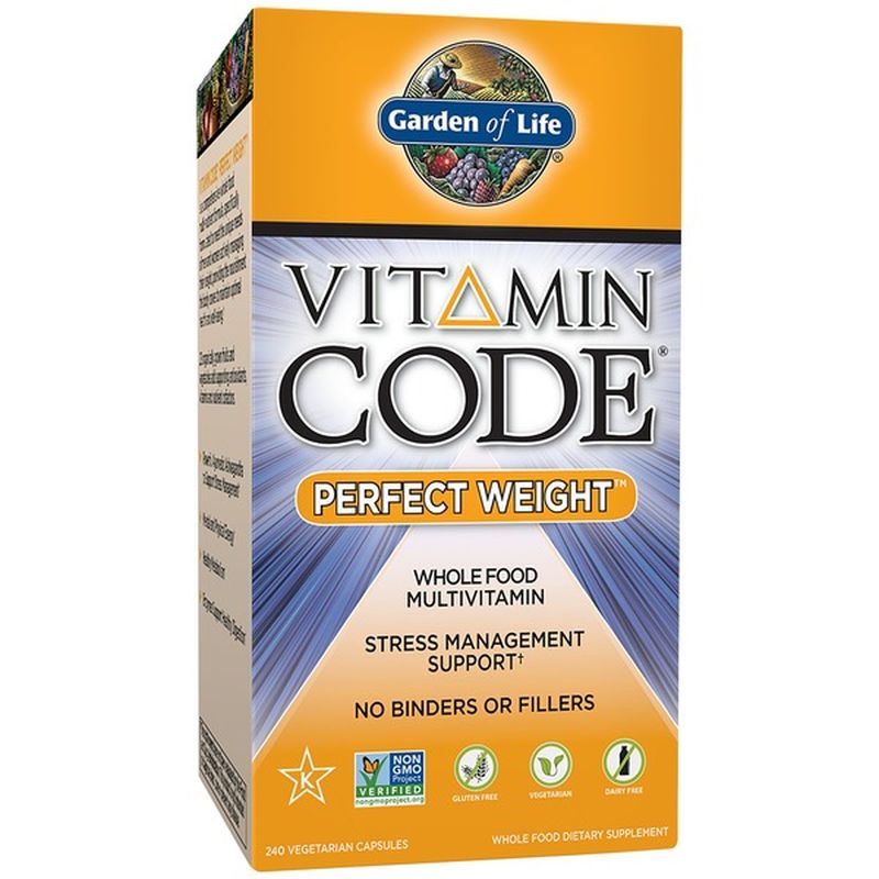 Garden of Life Vitamin Code Whole Food Multivitamin for Perfect Weight