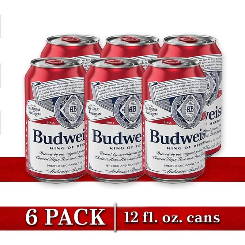 Budweiser Beer Cans (12 Fl Oz) - Instacart