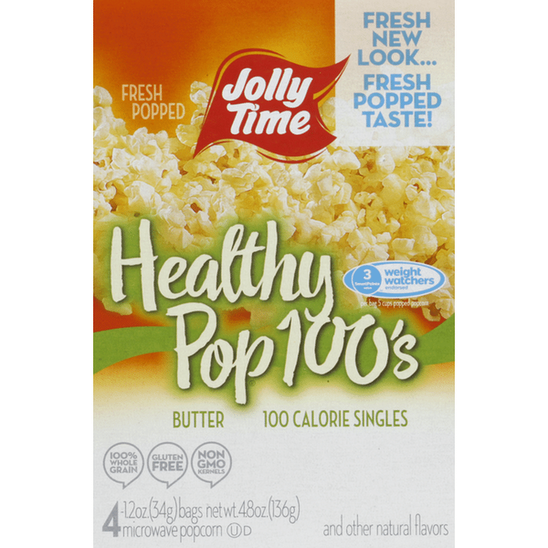 JOLLY TIME Pop Corn, Microwave, Butter (4 each) Delivery or Pickup Near