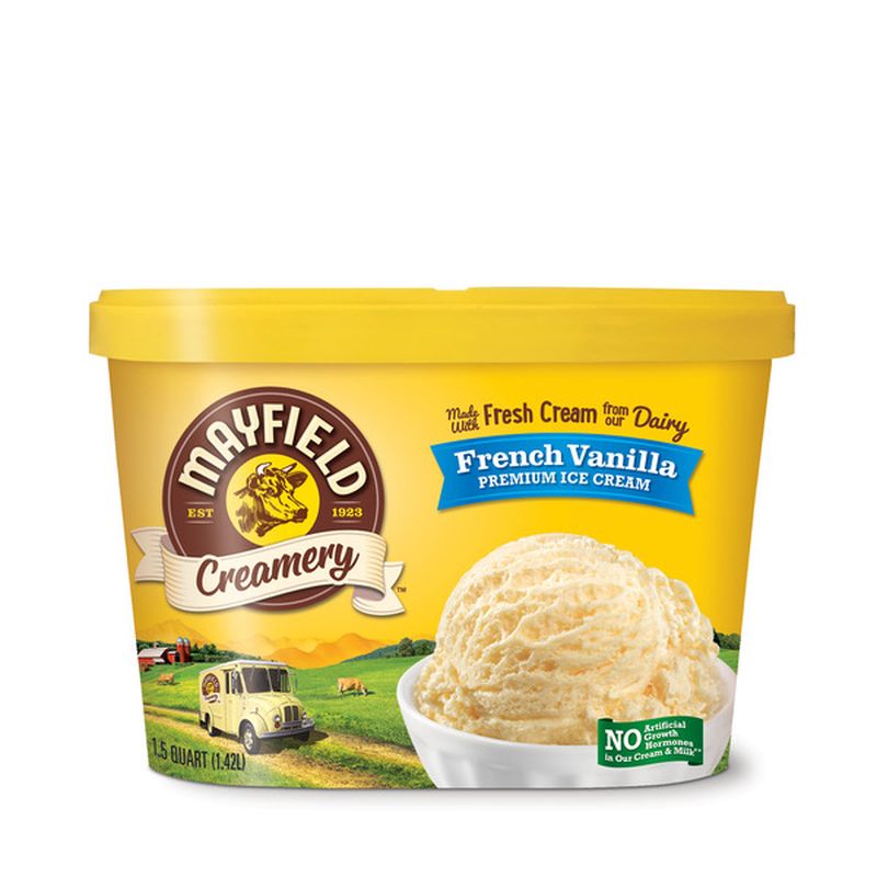 Mayfield French Vanilla Select Ice Cream 1 5 Qt Instacart