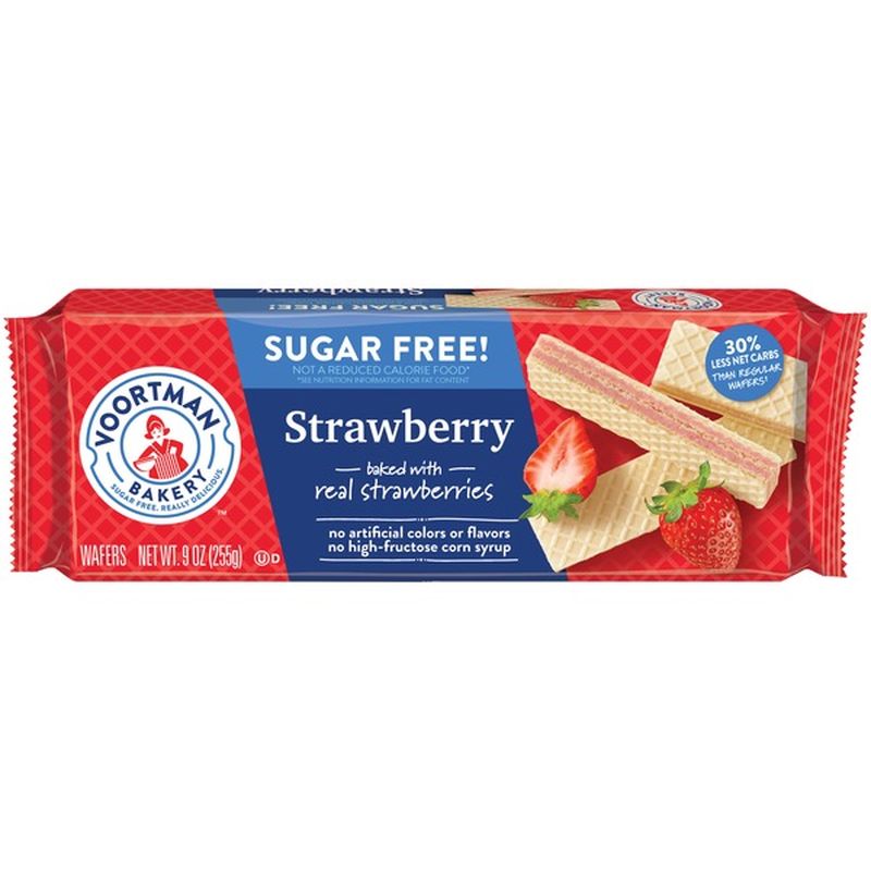 Voortman Bakery Sugar Free Strawberry Wafers 9 Oz Instacart