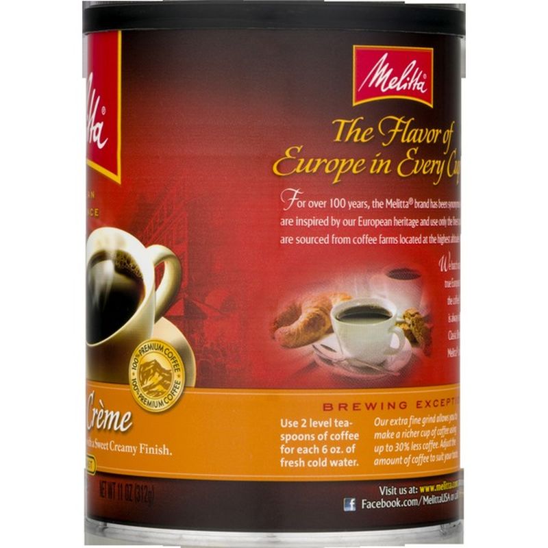 Melitta Medium Roast Ground Coffee Hazelnut Creme (11 oz) Instacart