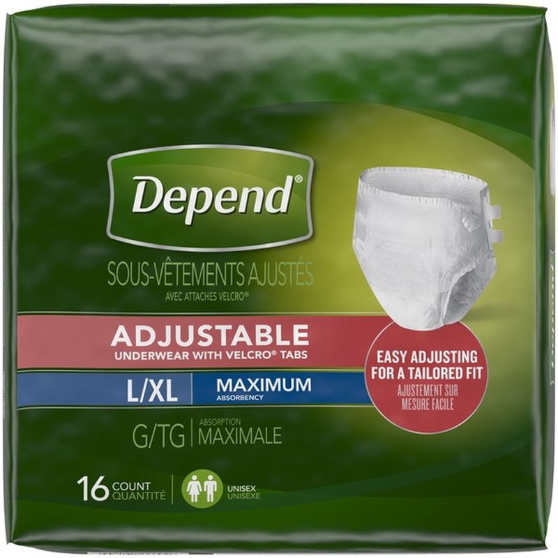 adjustable incontinence underwear