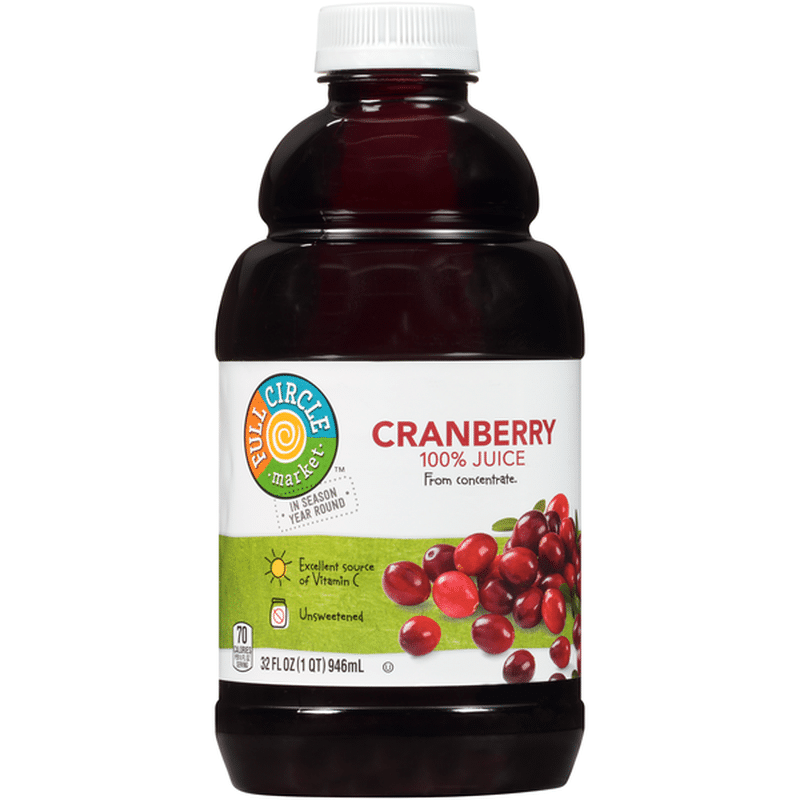 Full Circle Market 100 Cranberry Juice From Concentrate (32 fl oz