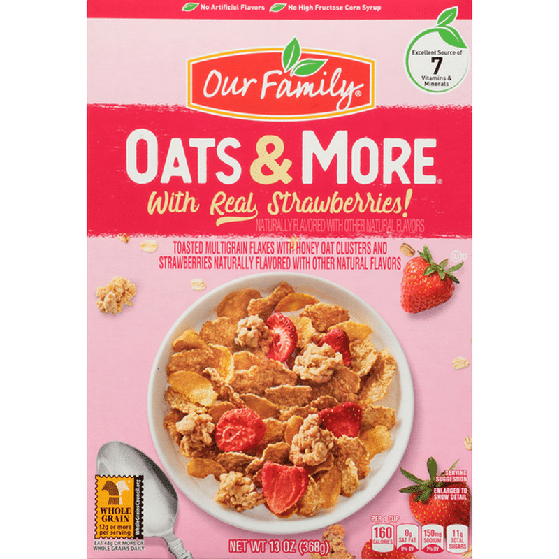 cereal with ze dried strawberries