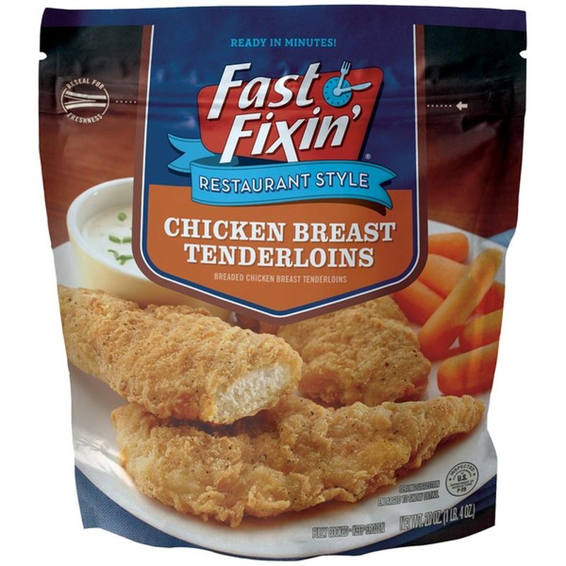 Fast Fixin' Restaurant Style Chicken Breast Tenderloins (20 oz) from Hy