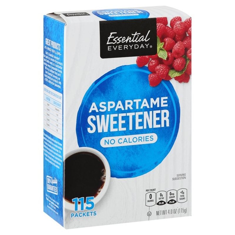 Essential Everyday Sweetener, Aspartame, Packets (115 each) Instacart