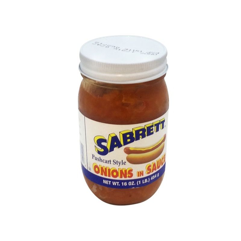 Sabrett Onions, in Sauce, Pushcart Style (16 oz) - Instacart