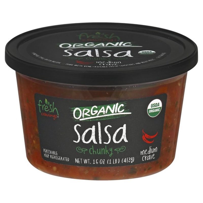 Fresh Cravings Salsa, Organic, Chunky, Medium Crave (16 oz) from Publix Instacart