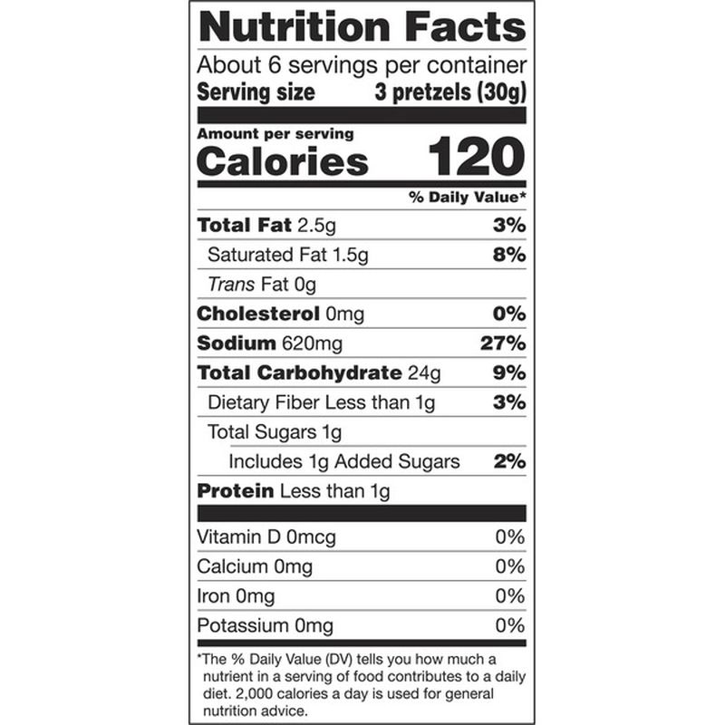 Glutino Gluten Free Pretzels Nutrition Facts