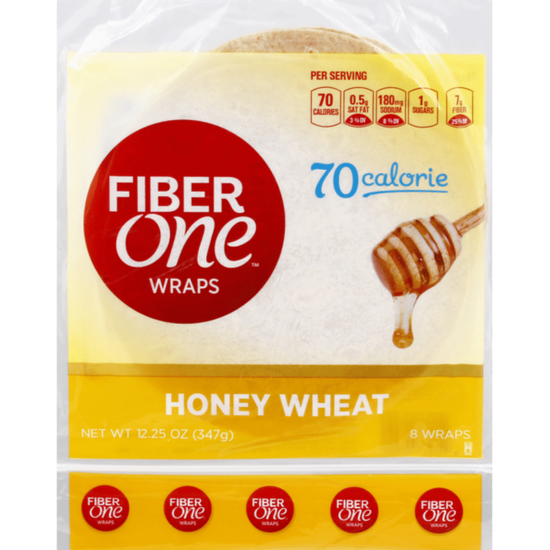 Fiber One Wraps, Honey Wheat (8 each) Instacart
