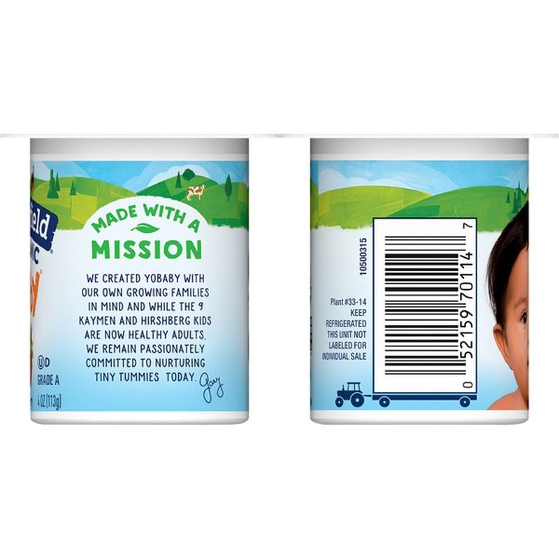 Stonyfield® Organic Yo Baby Whole Milk Yogurt (4 oz